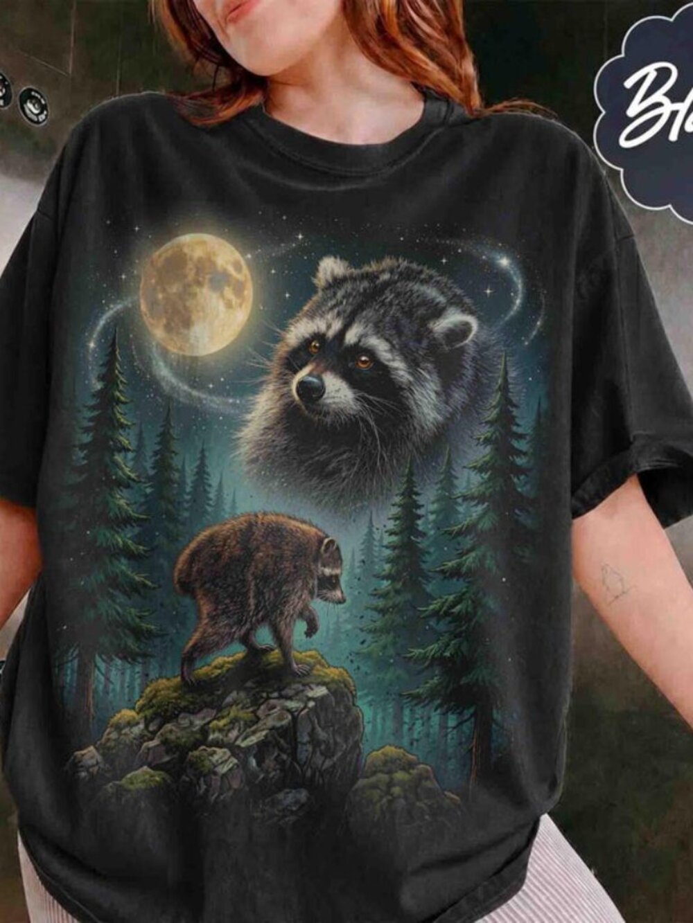 Jimothy Raccoon Shirt, Seattle Feral Legend Tee